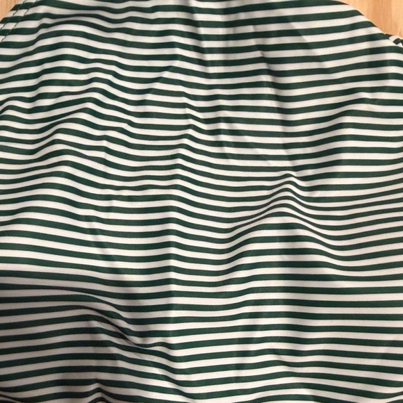 Striped Halter Bikini Top and Tropical Print Bottom - Picture 5 of 7